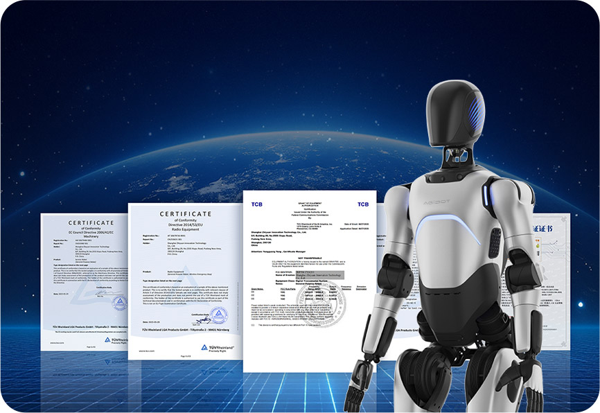 humanoid robot to obtain authoritative certifications simultaneously in China, the United States, and Europe